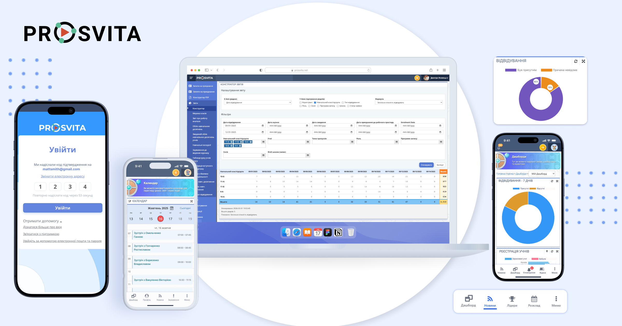 Просвіта v3.43: Мобільність, аналітика і гнучкість освітній процес без меж